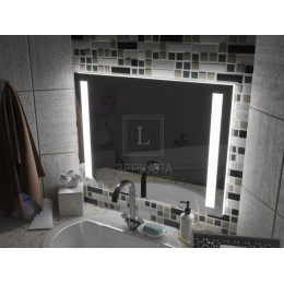 Зеркало с подсветкой для ванной комнаты Мессина 200х100 см