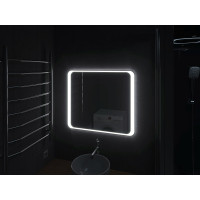 Зеркало в ванную комнату с подсветкой Болона 90х90 см